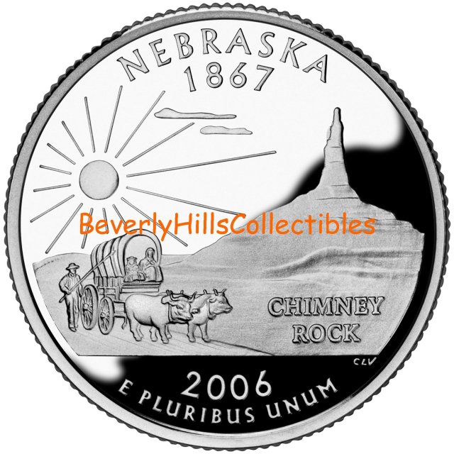 2006 NEBRASKA 50 State Quarter P and D Set BU