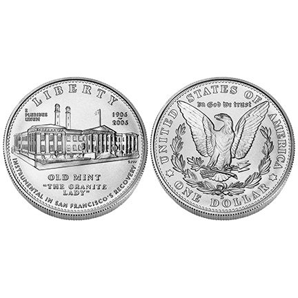 2006 San Francisco Old Mint Commemorative Silver Dollar Uncirculated