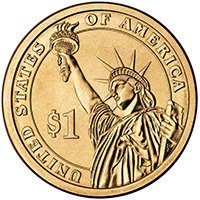 2007 Thomas Jefferson Gold Dollar coin set P & D