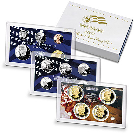 2007 United States Mint Proof Set 14 Coins w/ Certificate Authenticity