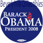2008 BARACK OBAMA for PRESIDENT Campaign BUTTON