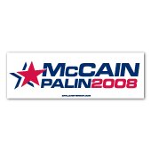 2008 McCain Palin BUMPER STICKER President