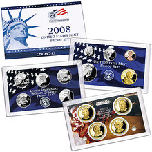 2008 United States Mint Proof 14 coins New In Box Certificate of Authenticity