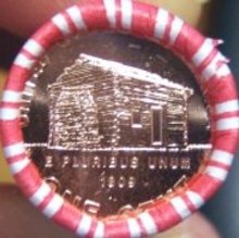 2009 Lincoln Cent Roll Denver early years log cabin