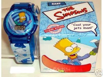 THE SIMPSONS Official BART SIMPSON TALKING WATCH