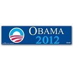 New OBAMA 2012 PRESIDENT BUMPER STICKER
