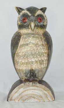 LARGE OWL DOORSTOP CAST IRON