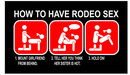 RODEO FUN HEAVY METAL SIGN