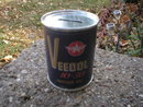 VEEDOL 10-30 MOTOR OIL CAN BANK NEW