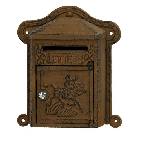 RUSTIC MAILBOX CAST IRON