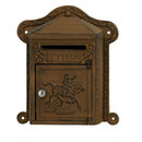 RUSTIC MAILBOX CAST IRON