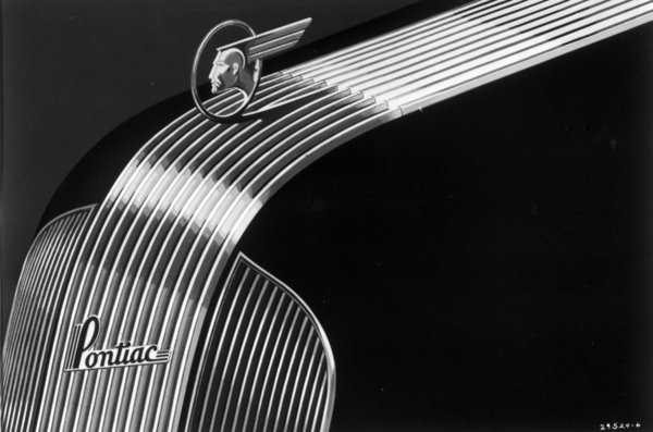 35 PONTIAC FRONT END HOOD ORNAMENT METAL SIGN