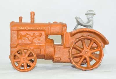 CAST IRON TRACTOR & DRIVER ALLIS