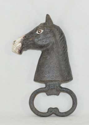 HORSE HEAD OPENER CAST IRON