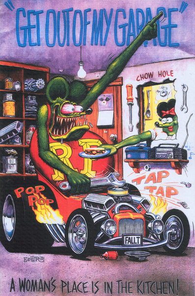 RAT FINK GET OUT OF MY GARAGE SIGN 17