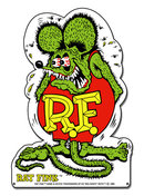 RAT FINK HEAVY STEEL SIGN 34