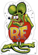 RAT FINK HEAVY STEEL SIGN 18