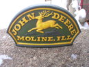 JOHN DEERE MOLINE ILLINOIS DOORSTOP CAST IRON