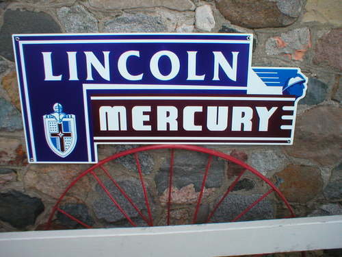LINCOLN MERCURY HEAVY METAL SIGN 34