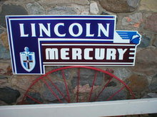 LINCOLN MERCURY HEAVY METAL SIGN 46