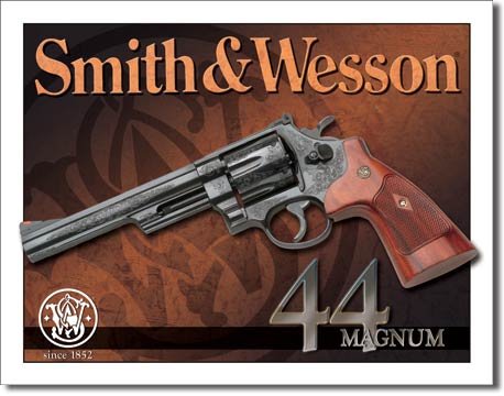 SMITH & WESSON MAGNUM 44 METAL SIGN