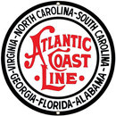 Atlantic Coast Line Porcelain Enamel Steel Sign