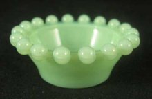 JADE JADITE Candlewick Style Salt Dish ONE SET OF FOUR