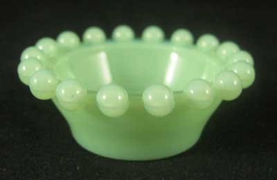 JADE JADITE Candlewick Style Salt Dish ONE SET OF FOUR