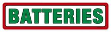 TEXACO BATTERIES RETRO METAL SIGN P