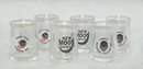 BLACK AMERICANA SIX GLASS RESTAURANT CREAMERS