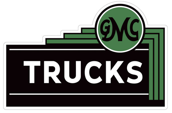 NEW GENERAL MOTORS TRUCK LOGO HEAVY METAL SIGN