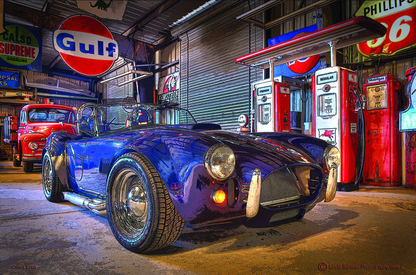 COBRA 427 HEAVY METAL SIGN