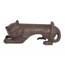 RUSTIC CAT WELOME BOOT SCRAPER