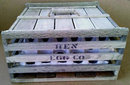 MEDIUM WOODEN HEN EGG COMPANY CRATE