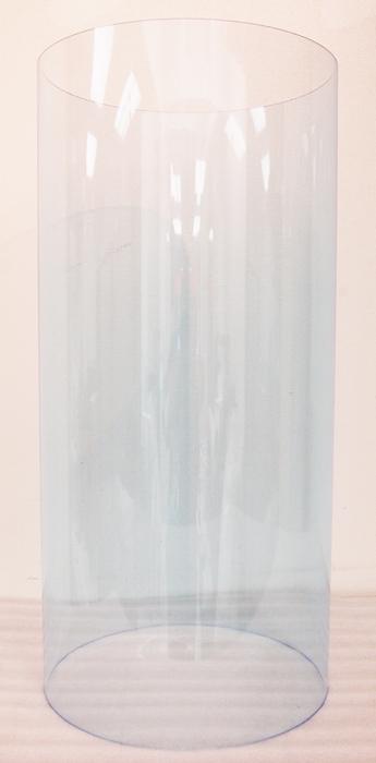 GAS PUMP BLUE TINT ACRYLIC CYLINDER