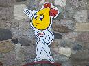 ESSO OIL DROP GIRL HEAVY STEEL SIGN NEW ONE SIDED