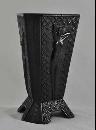 EBONY NUDE VASE THREE SIDED
