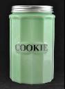 JADE JADITE JADEITE COOKIE CANISTER SCREW ON LID