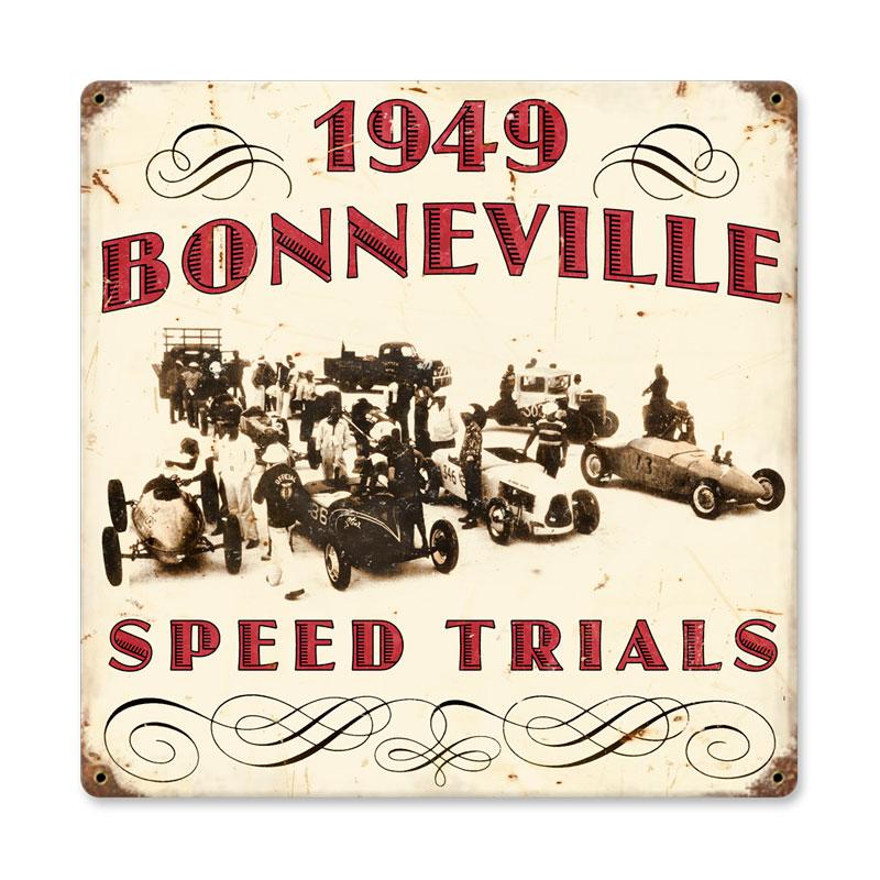 1949 BONNEVILLE HEAVY METAL VINTAGE SIGN