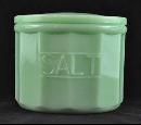 JADE JADITE JADEITE SALT CONTAINER WITH LID