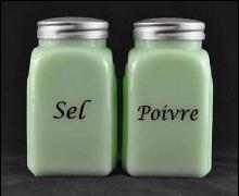 JADE ARCH FRENCH SALT PEPPER SET SEL POIVRE
