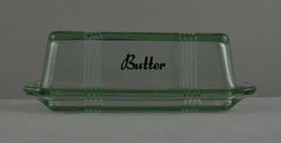 LIGHT GREEN ONE STICK BUTTERDISH