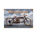 HENDERSON MOTORCYCLE 1913 HEAVY METAL SIGN