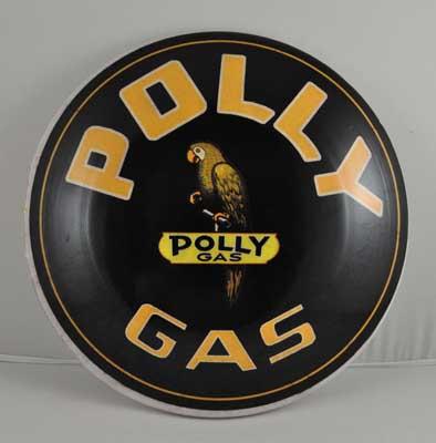 POLLY GAS HEAVY METAL DOME SIGN 12