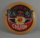 DAZEY CHURN HEAVY METAL DOME SIGN 12