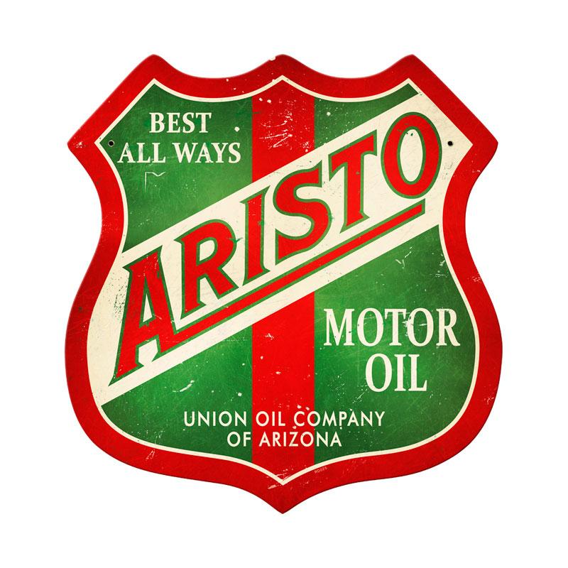ARISTO MOTOR OIL RETRO METAL SIGN
