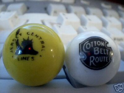 JERSEY CENTRAL LINES & COTTON BELT MARBLES