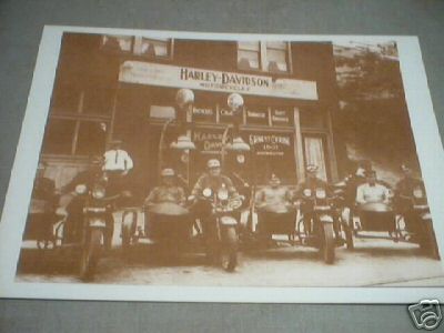 HARLEY DAVIDSON PRINT PICTURE