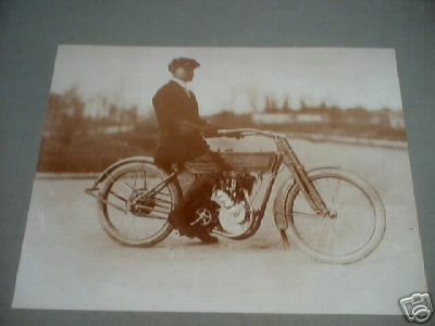 HARLEY DAVIDSON MOTORCYCLE PRINT PICTURE
