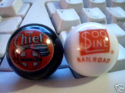 SANTA FE CHIEF MARBLE AND SOO LINE MARBLE